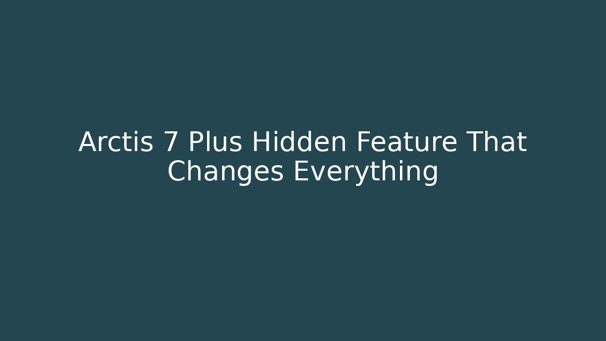 Arctis 7 Plus Hidden Feature That Changes Everything
