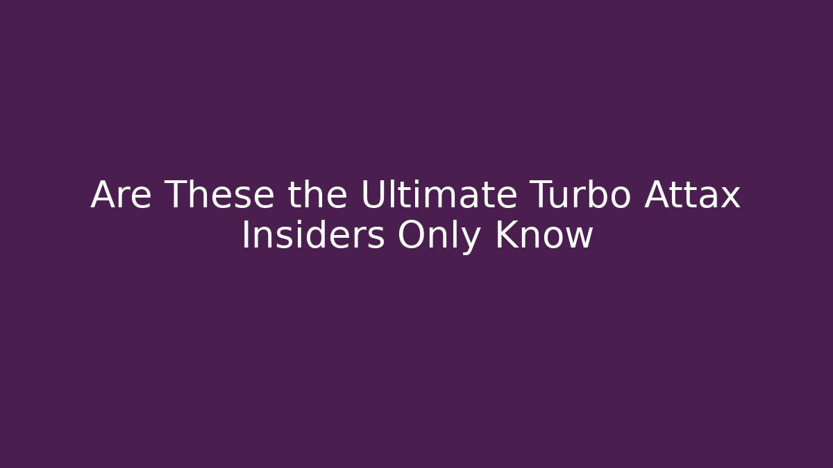 Are These the Ultimate Turbo Attax Insiders Only Know