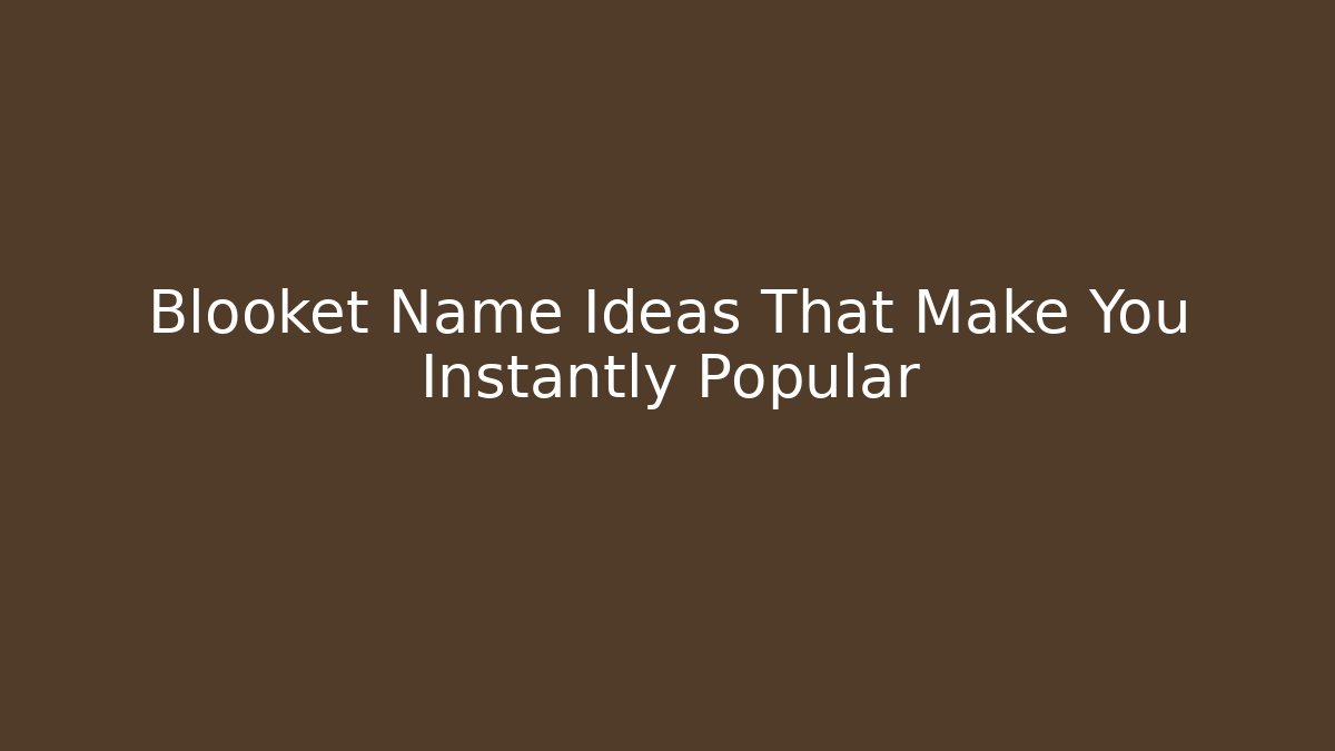 Blooket Name Ideas That Make You Instantly Popular