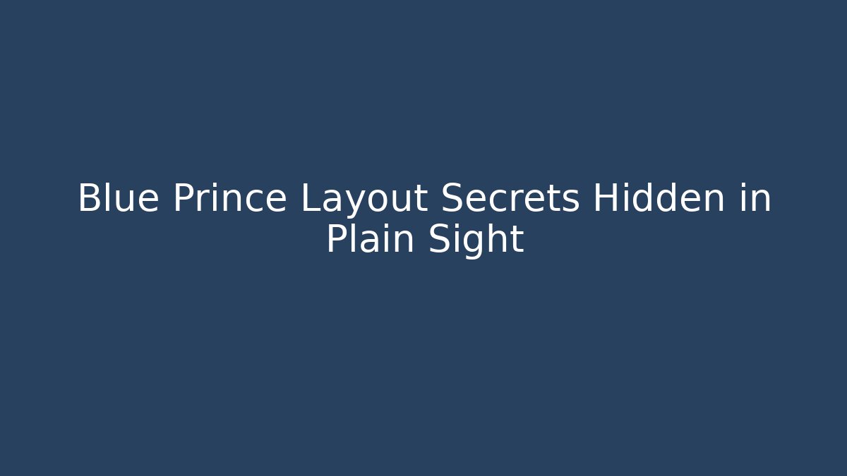 Blue Prince Layout Secrets Hidden in Plain Sight