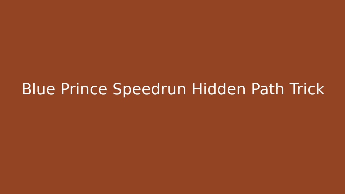 Blue Prince Speedrun Hidden Path Trick - Felix Cat Insurance