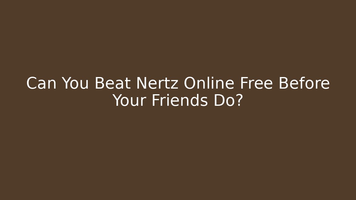 Can You Beat Nertz Online Free Before Your Friends Do? - Felix Cat Insurance