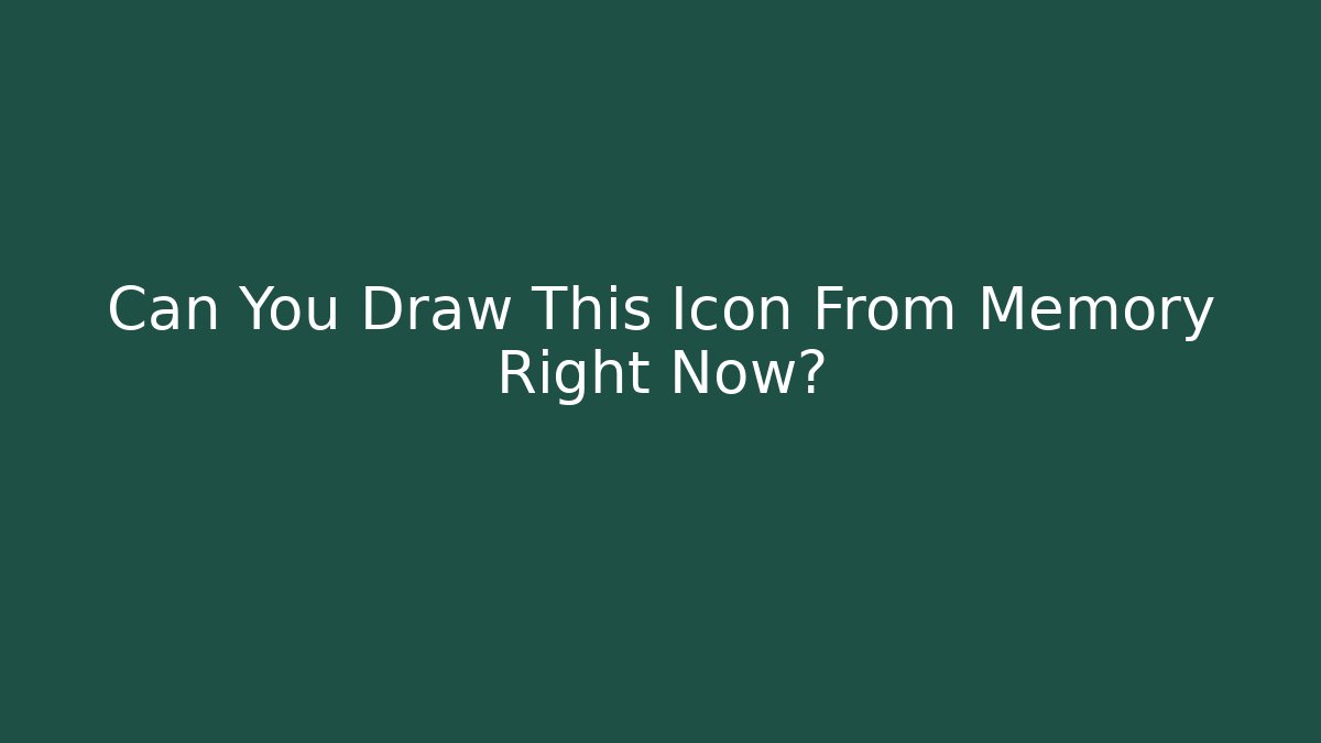Can You Draw This Icon From Memory Right Now? - Felix Cat Insurance