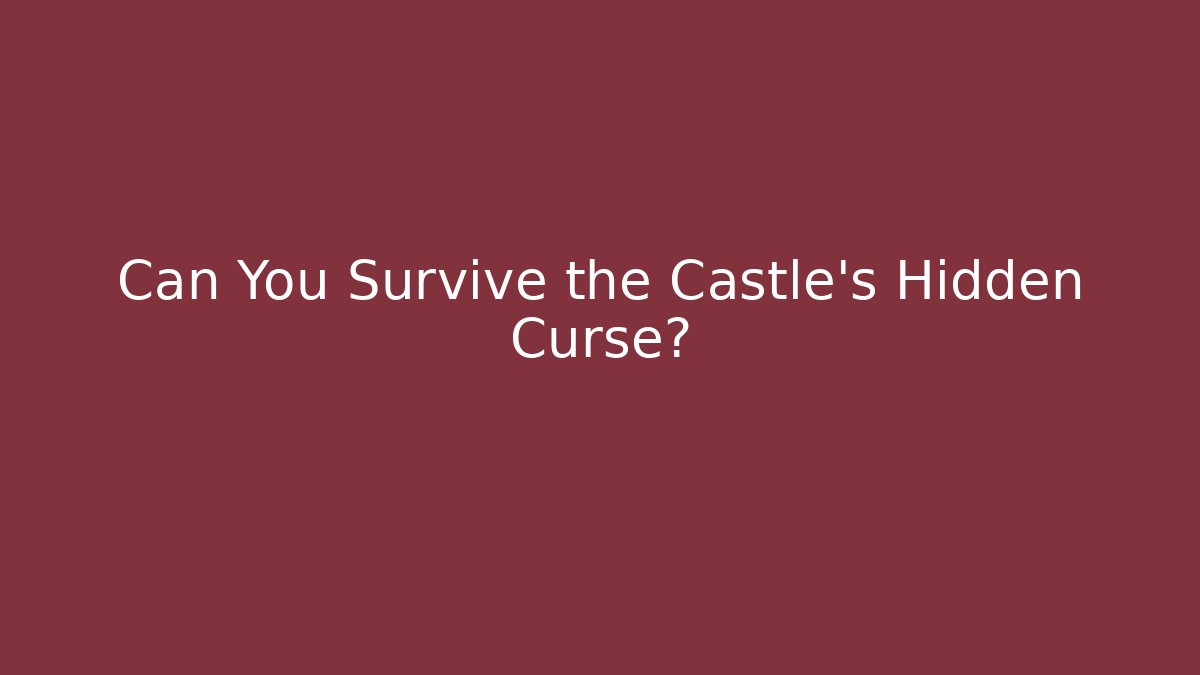 Can You Survive the Castle’s Hidden Curse? - Felix Cat Insurance