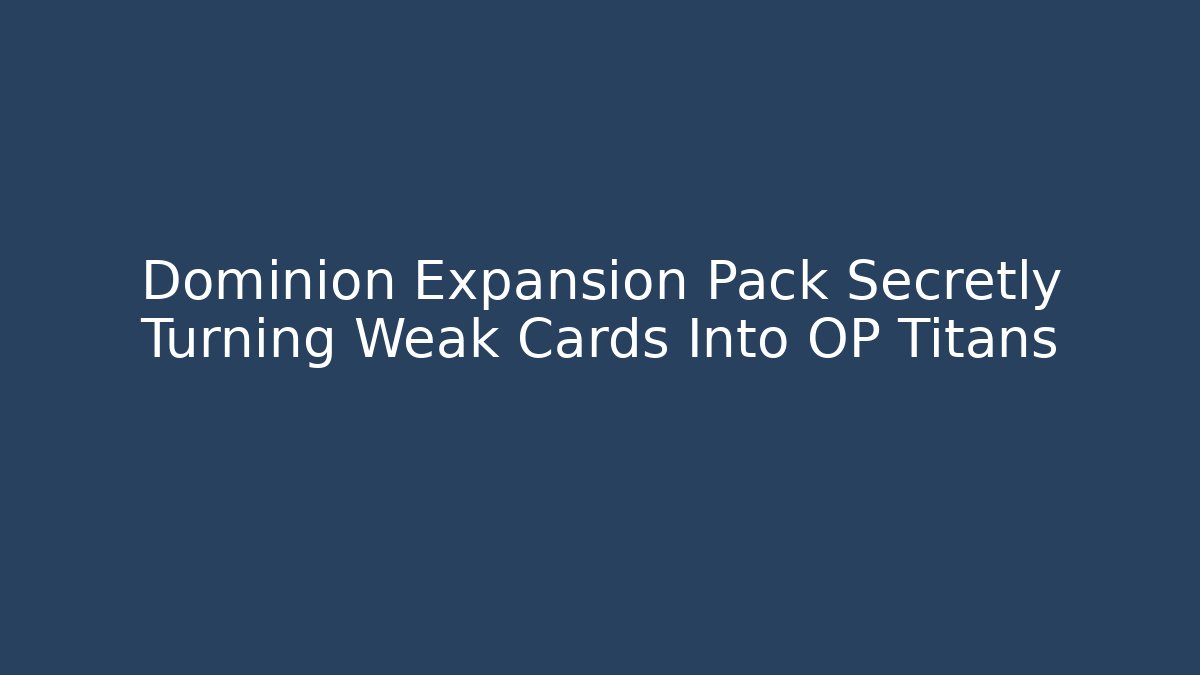 dominion expansion pack