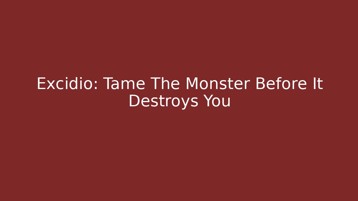 Excidio: Tame The Monster Before It Destroys You