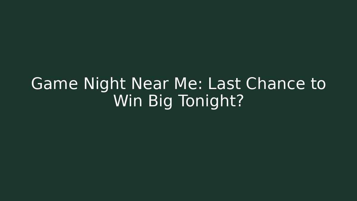 game night near me