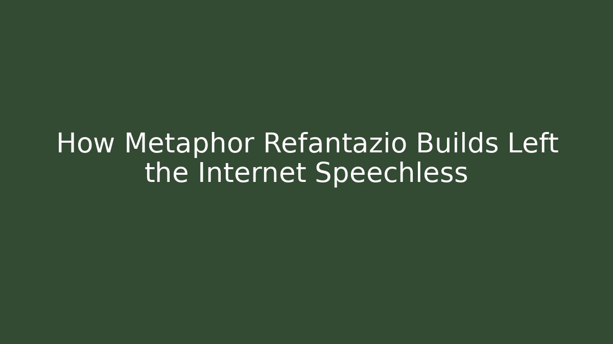 How Metaphor Refantazio Builds Left the Internet Speechless