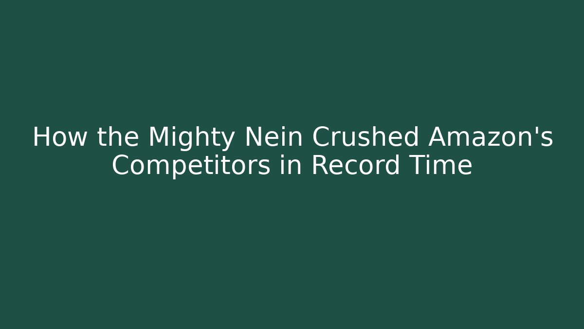 How the Mighty Nein Crushed Amazon’s Competitors in Record Time