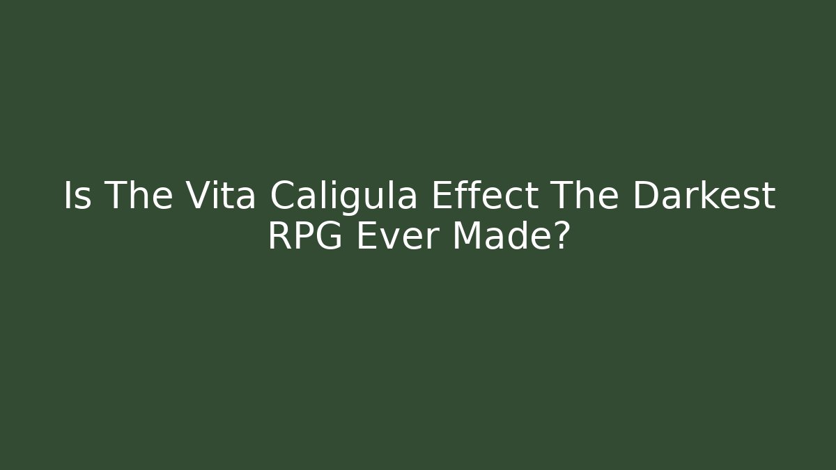 Is The Vita Caligula Effect The Darkest RPG Ever Made?