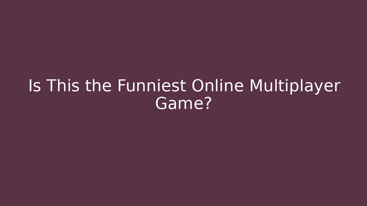 Is This the Funniest Online Multiplayer Game? - Felix Cat Insurance