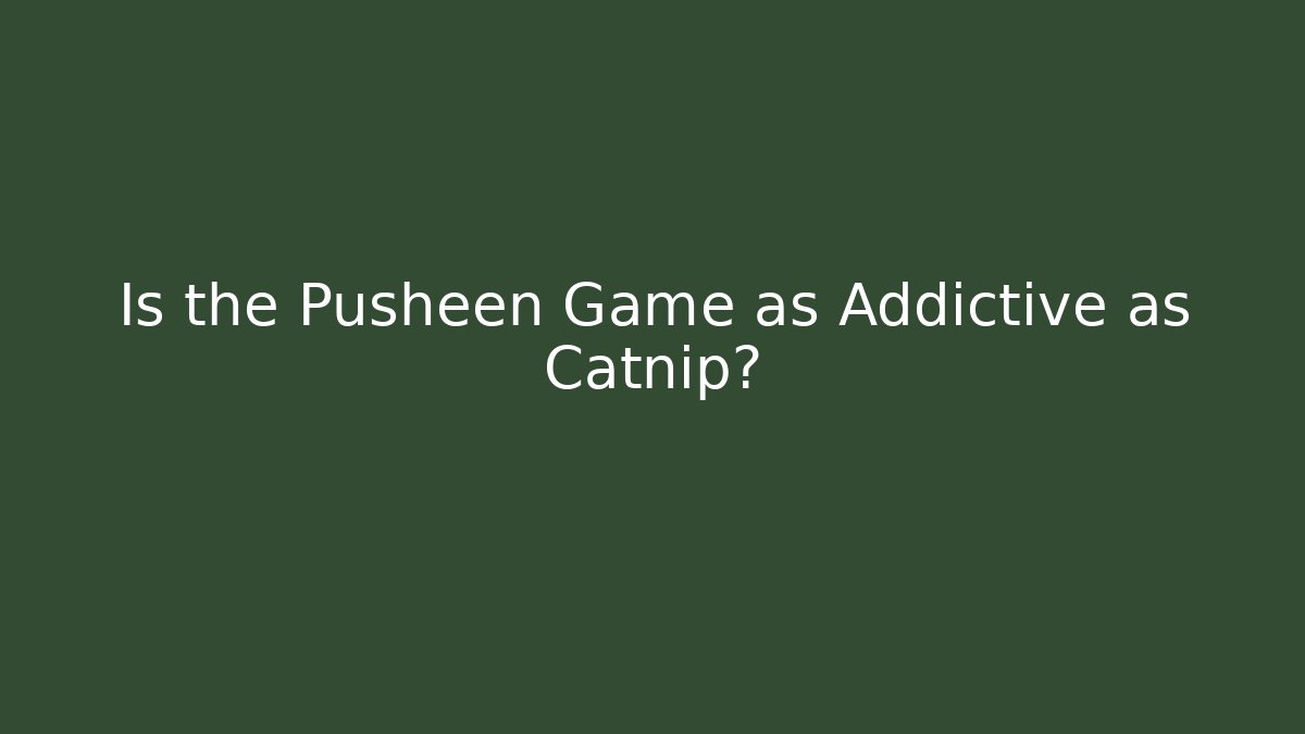 Is the Pusheen Game as Addictive as Catnip?