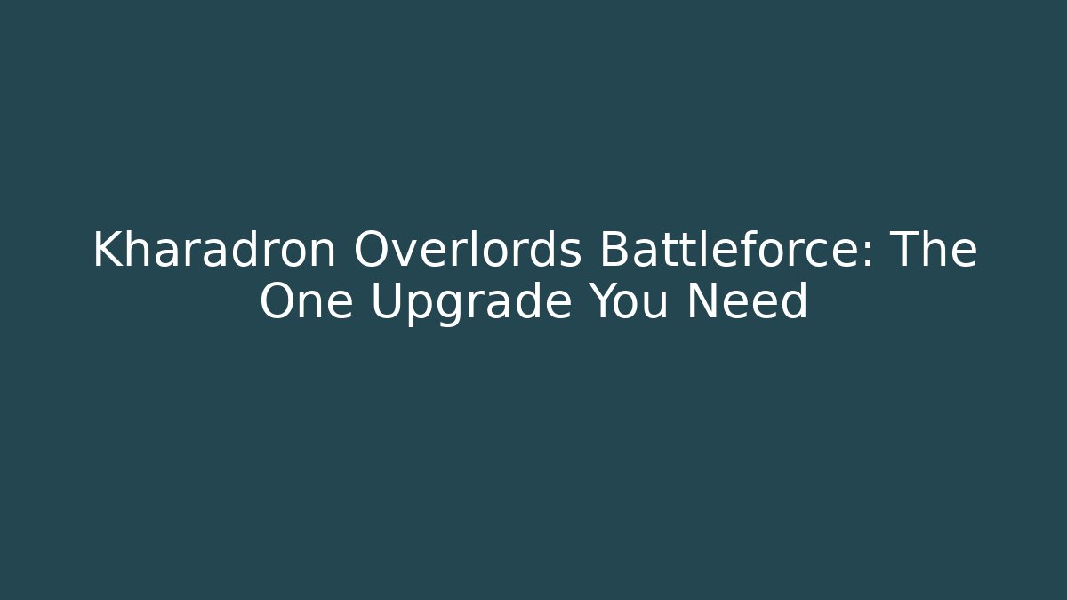 Kharadron Overlords Battleforce: The One Upgrade You Need - Felix Cat Insurance
