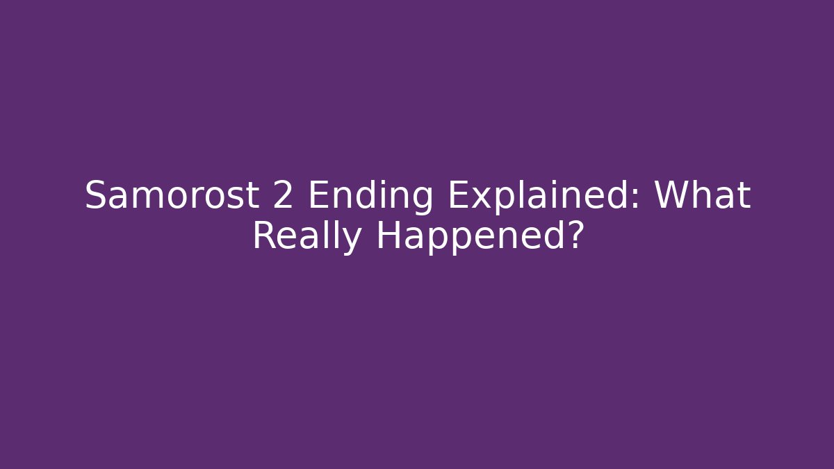 Samorost 2 Ending Explained: What Really Happened?