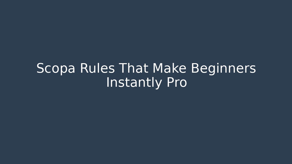 Scopa Rules That Make Beginners Instantly Pro