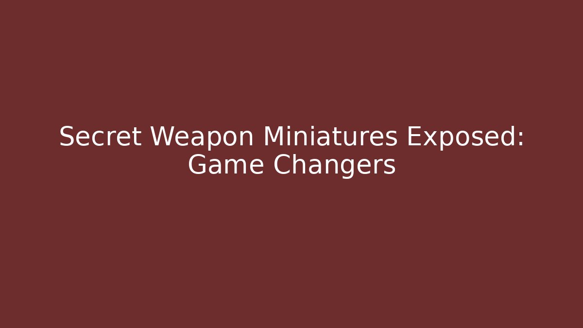 Secret Weapon Miniatures Exposed: Game Changers - Felix Cat Insurance