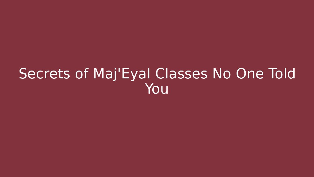 Secrets of Maj'Eyal Classes No One Told You