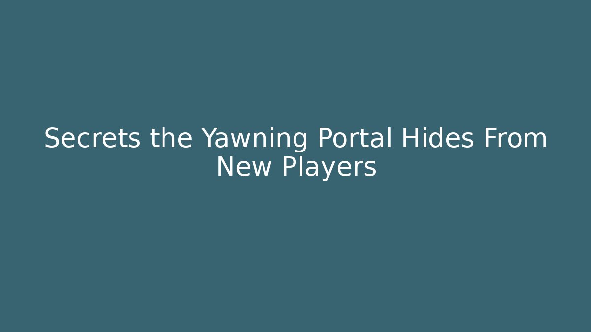 Secrets the Yawning Portal Hides From New Players