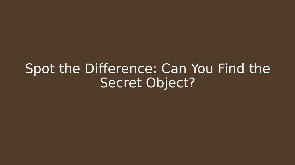 Spot the Difference: Can You Find the Secret Object? - Felix Cat Insurance