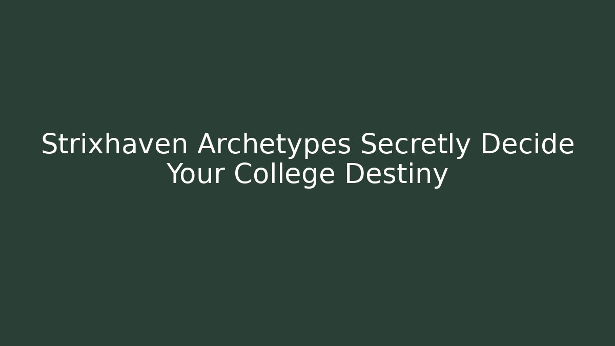 Strixhaven Archetypes Secretly Decide Your College Destiny - Felix Cat Insurance