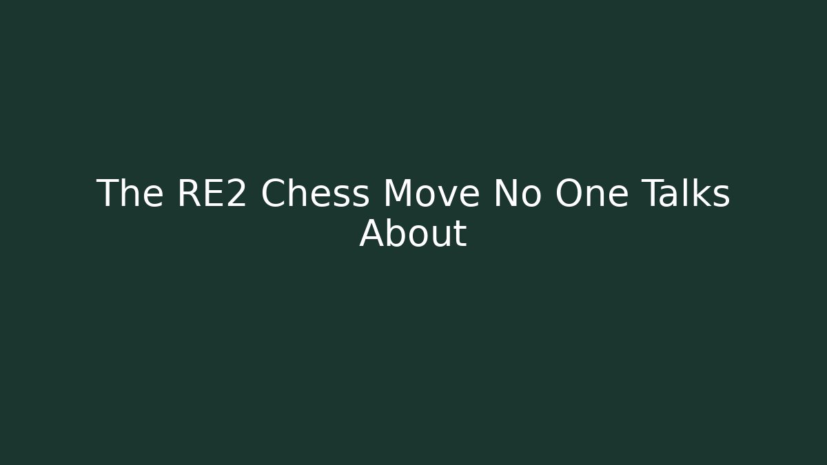 The RE2 Chess Move No One Talks About - Felix Cat Insurance