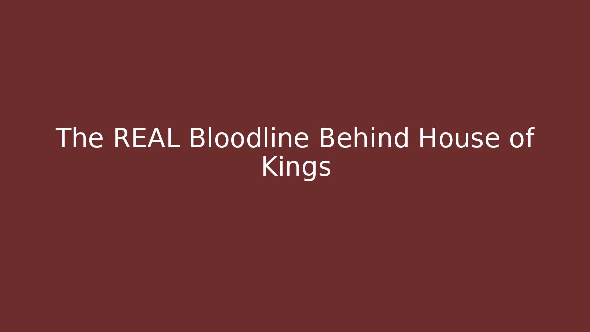 The REAL Bloodline Behind House of Kings - Felix Cat Insurance