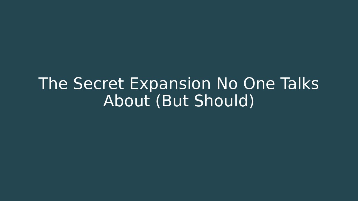 The Secret Expansion No One Talks About (But Should) - Felix Cat Insurance