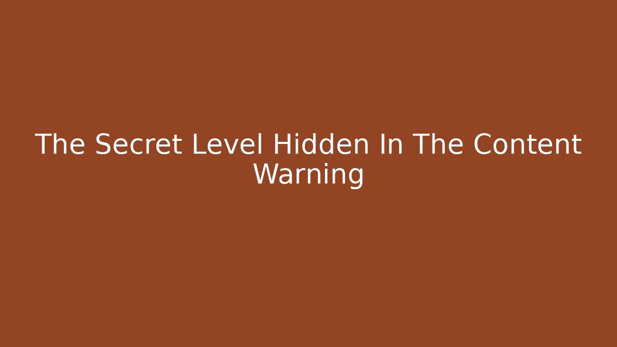 The Secret Level Hidden In The Content Warning - Felix Cat Insurance