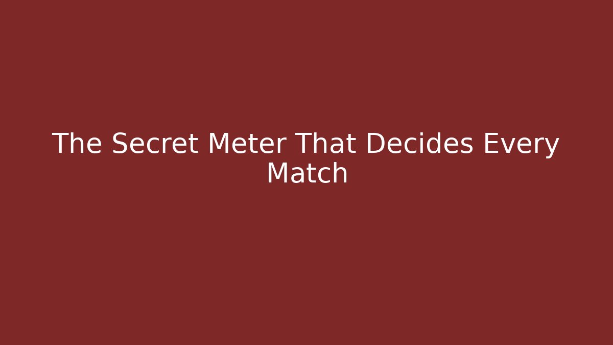 The Secret Meter That Decides Every Match - Felix Cat Insurance