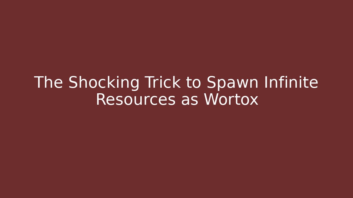 The Shocking Trick to Spawn Infinite Resources as Wortox