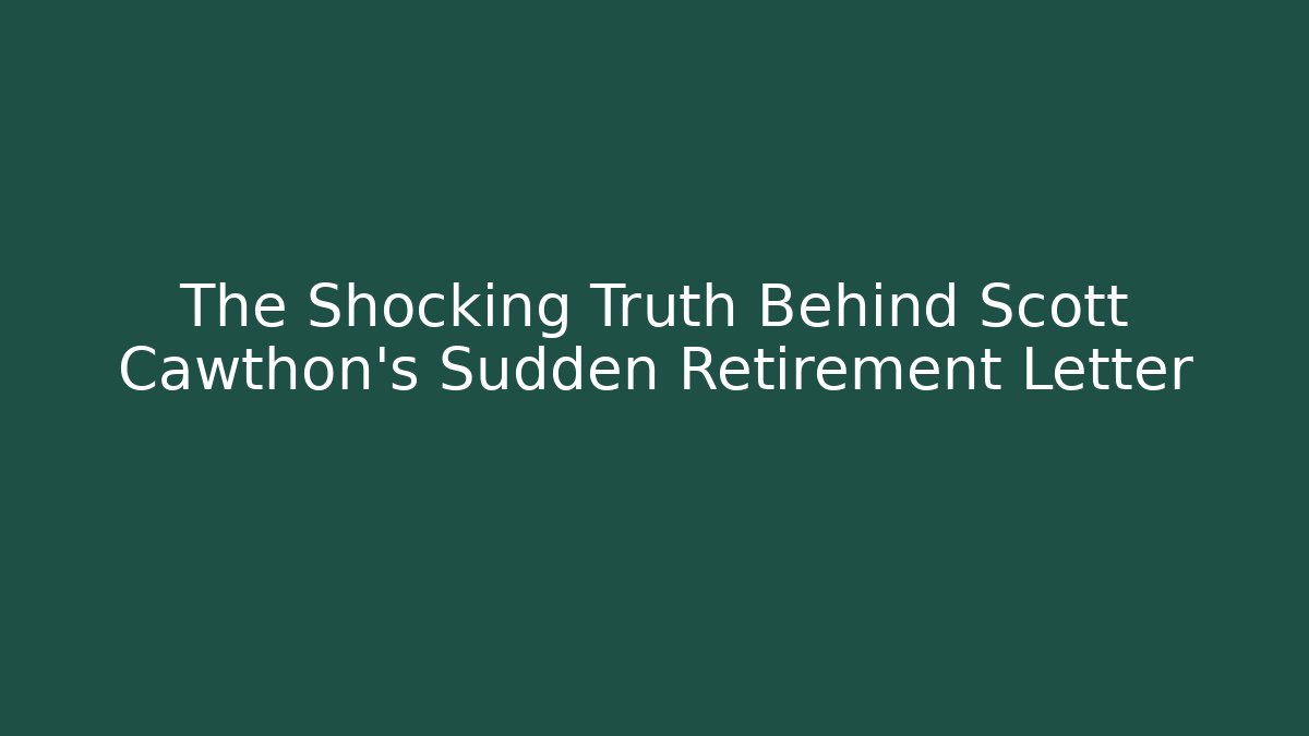 The Shocking Truth Behind Scott Cawthon's Sudden Retirement Letter - Felix Cat Insurance