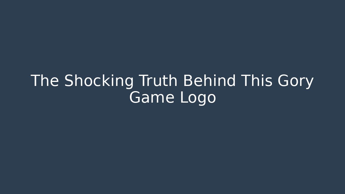 The Shocking Truth Behind This Gory Game Logo - Felix Cat Insurance