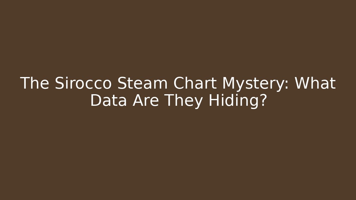 The Sirocco Steam Chart Mystery: What Data Are They Hiding? - Felix Cat Insurance