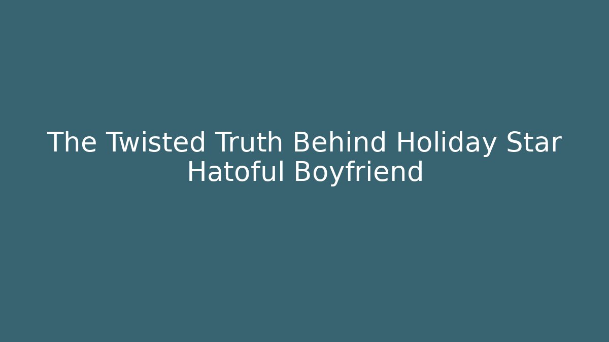 The Twisted Truth Behind Holiday Star Hatoful Boyfriend