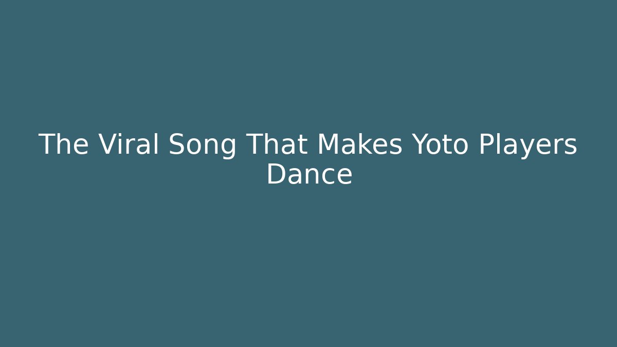 The Viral Song That Makes Yoto Players Dance