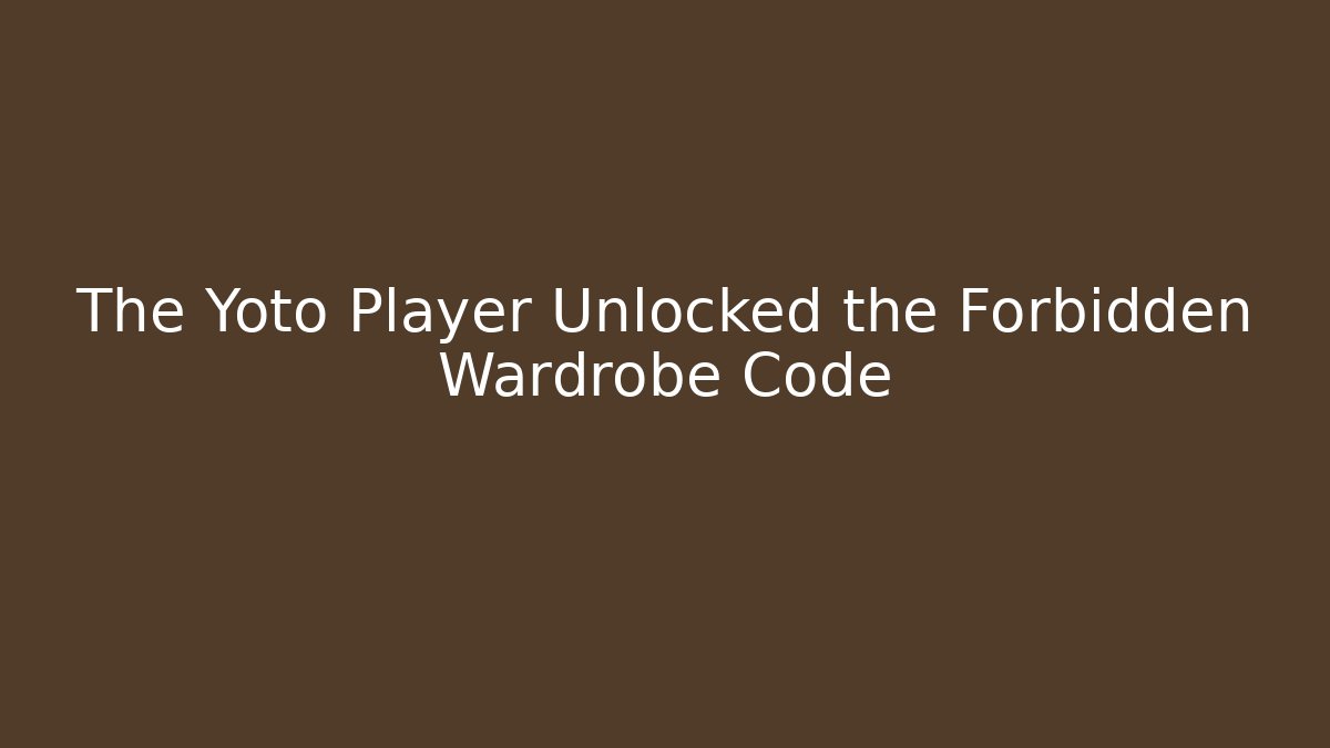 The Yoto Player Unlocked the Forbidden Wardrobe Code - Felix Cat Insurance