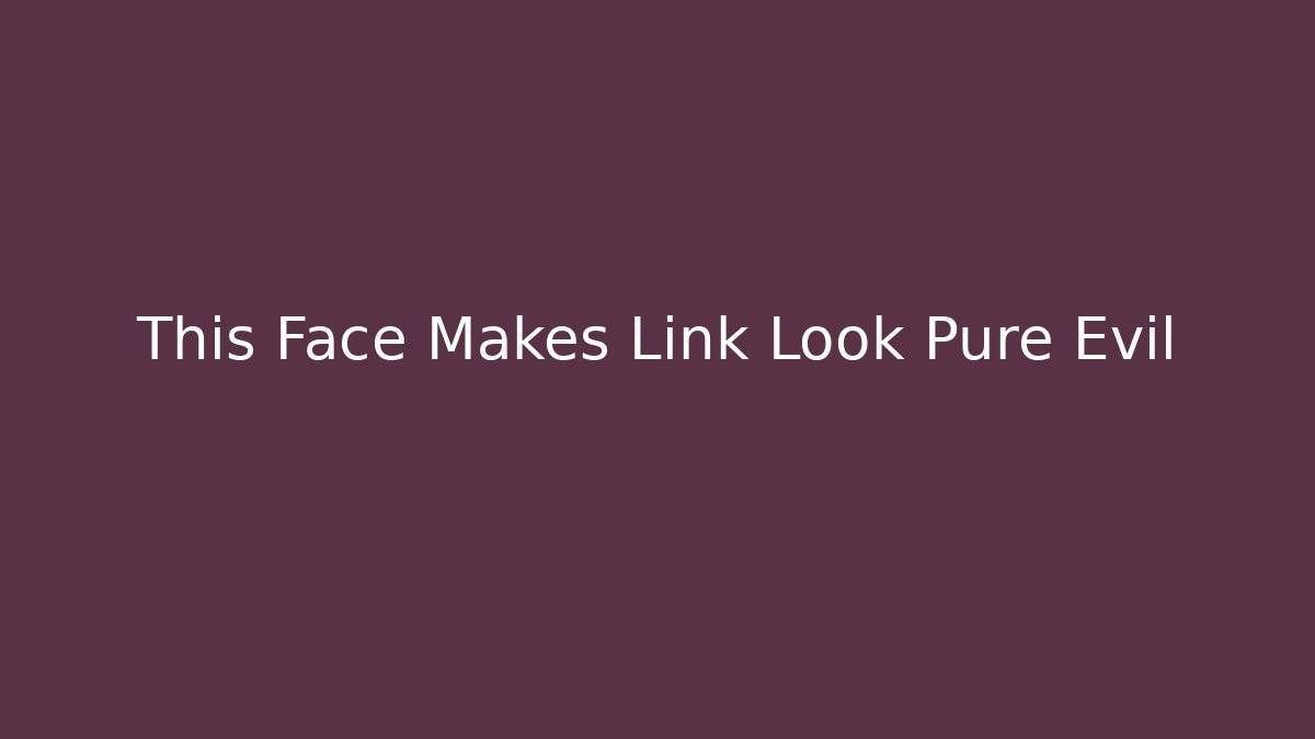 This Face Makes Link Look Pure Evil - Felix Cat Insurance