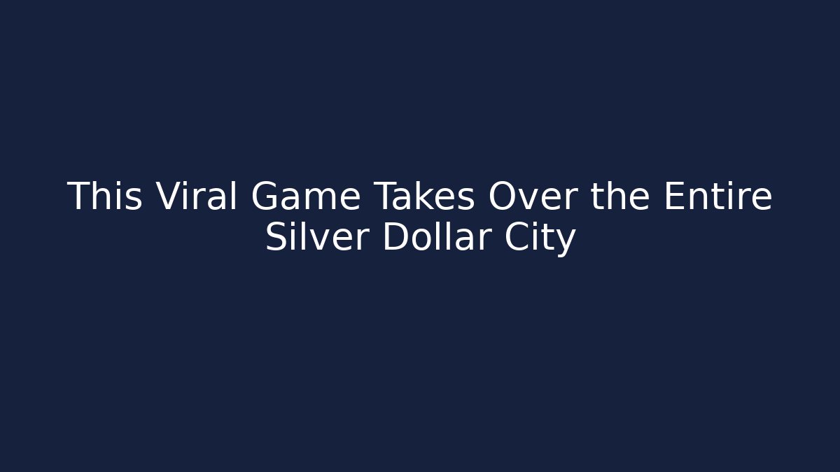 This Viral Game Takes Over the Entire Silver Dollar City