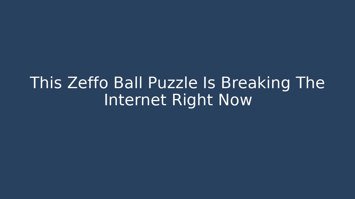 This Zeffo Ball Puzzle Is Breaking The Internet Right Now