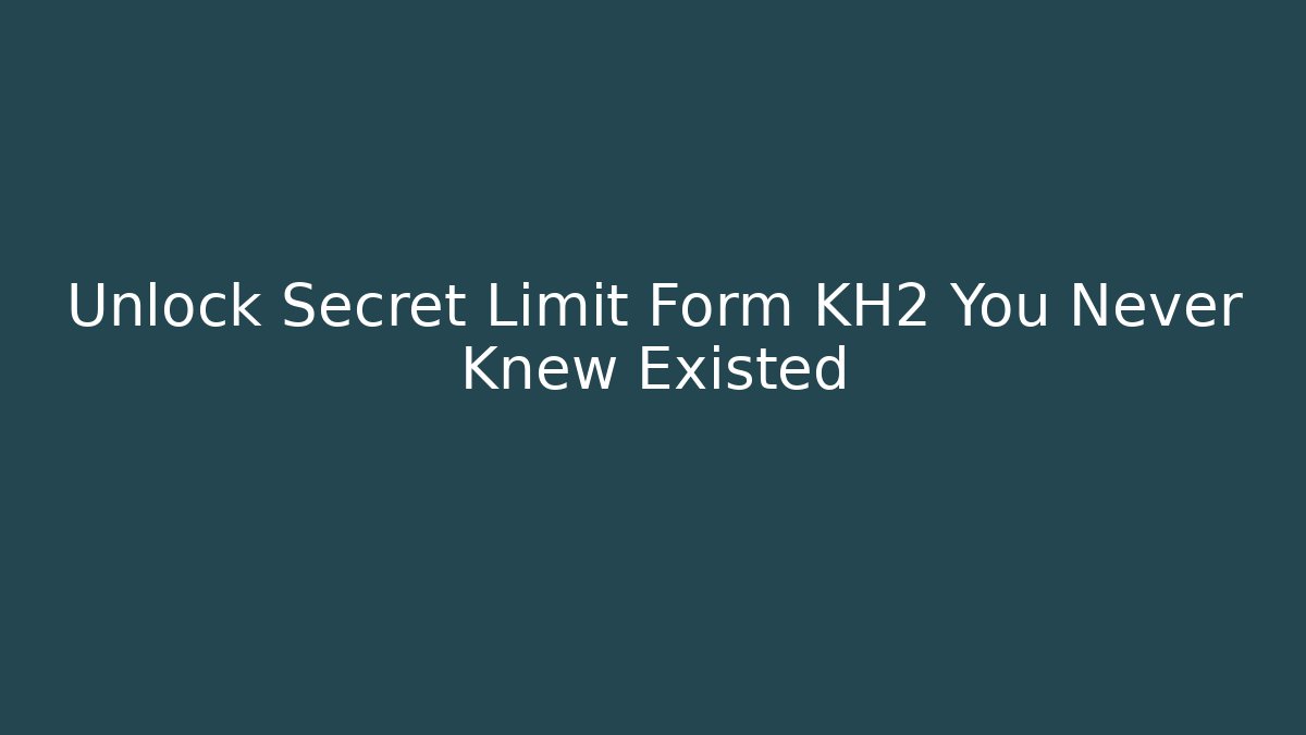Unlock Secret Limit Form KH2 You Never Knew Existed