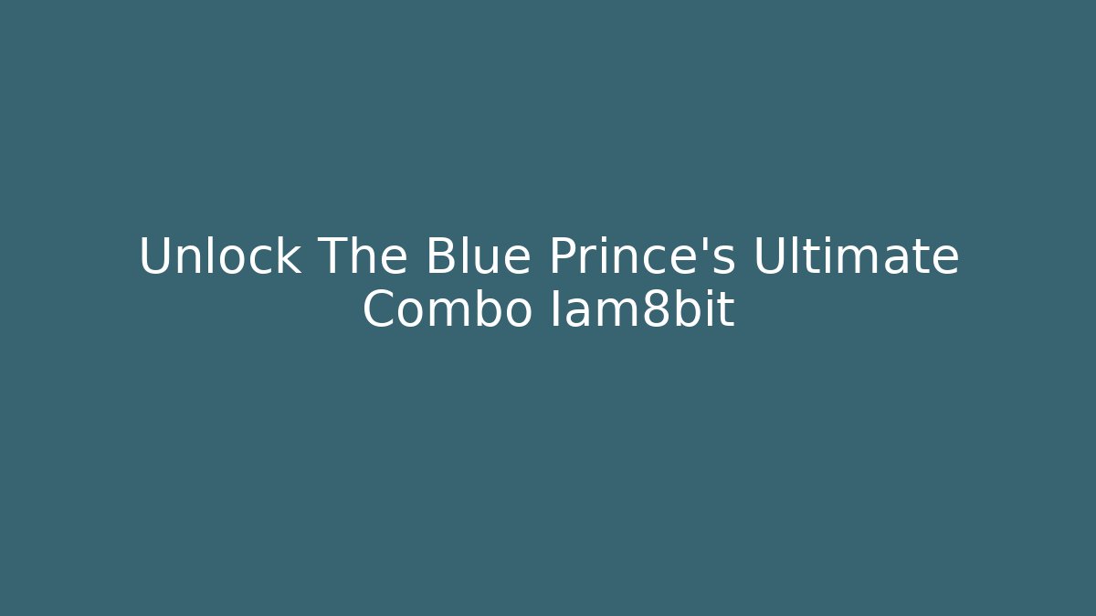 Unlock The Blue Prince's Ultimate Combo Iam8bit - Felix Cat Insurance