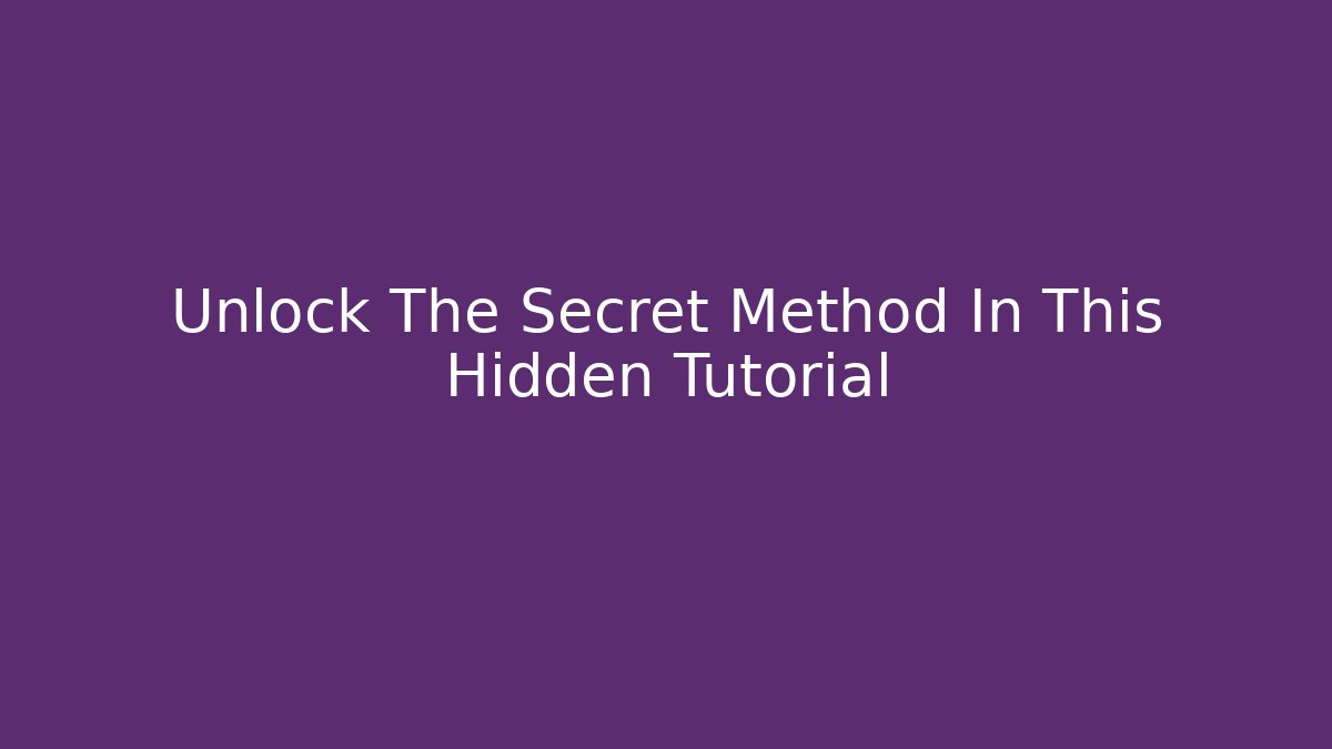 Unlock The Secret Method In This Hidden Tutorial - Felix Cat Insurance