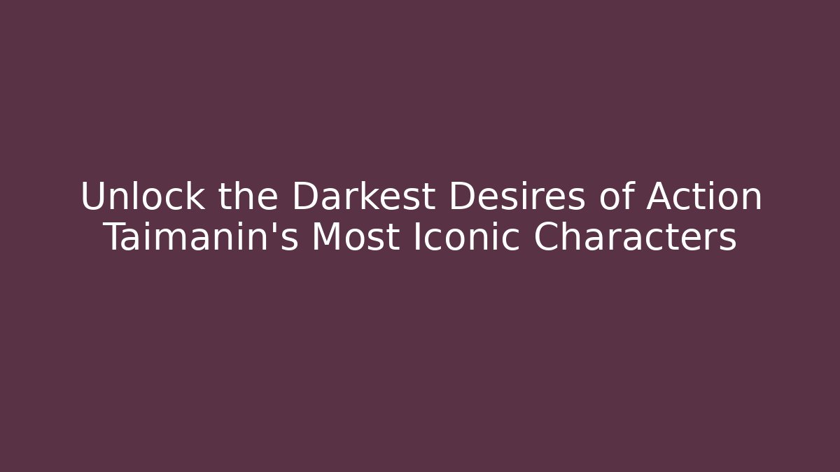 Unlock the Darkest Desires of Action Taimanin's Most Iconic Characters - Felix Cat Insurance