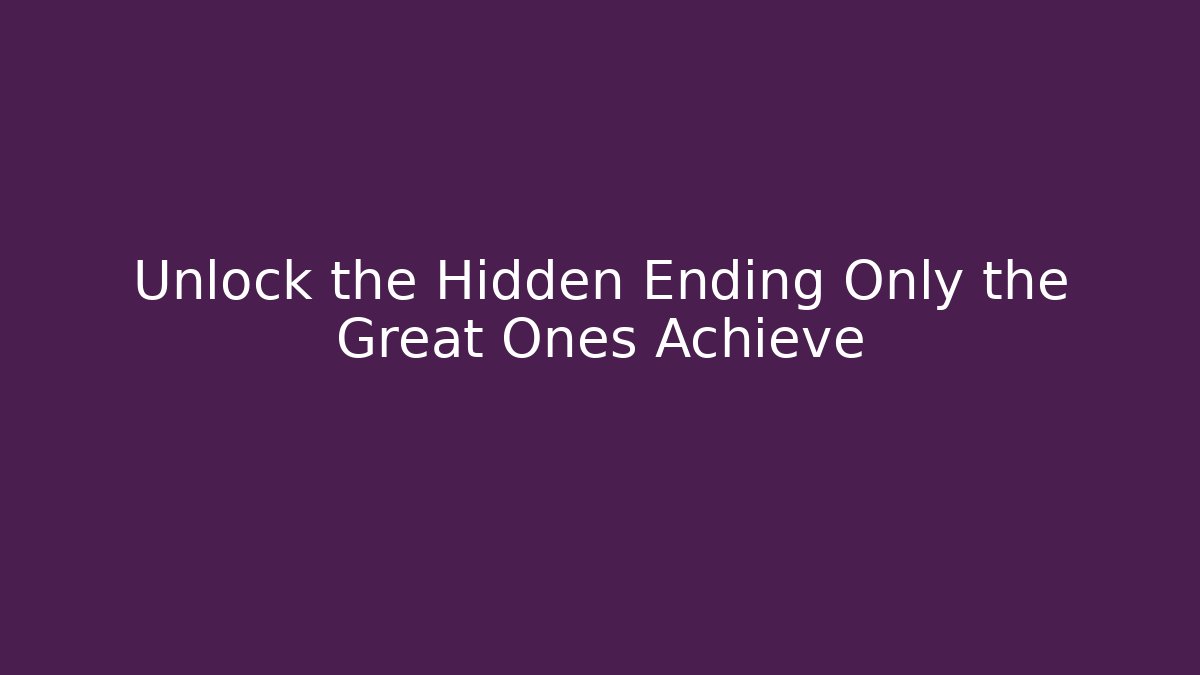 Unlock the Hidden Ending Only the Great Ones Achieve - Felix Cat Insurance