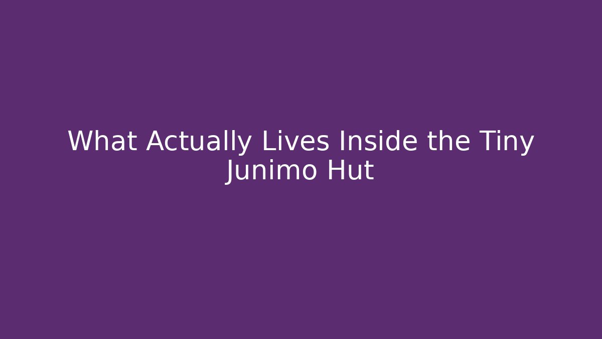 What Actually Lives Inside the Tiny Junimo Hut - Felix Cat Insurance