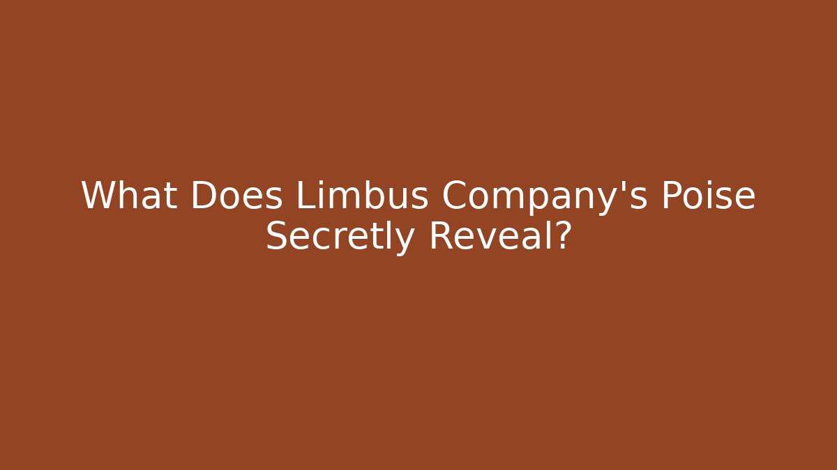 What Does Limbus Company's Poise Secretly Reveal?