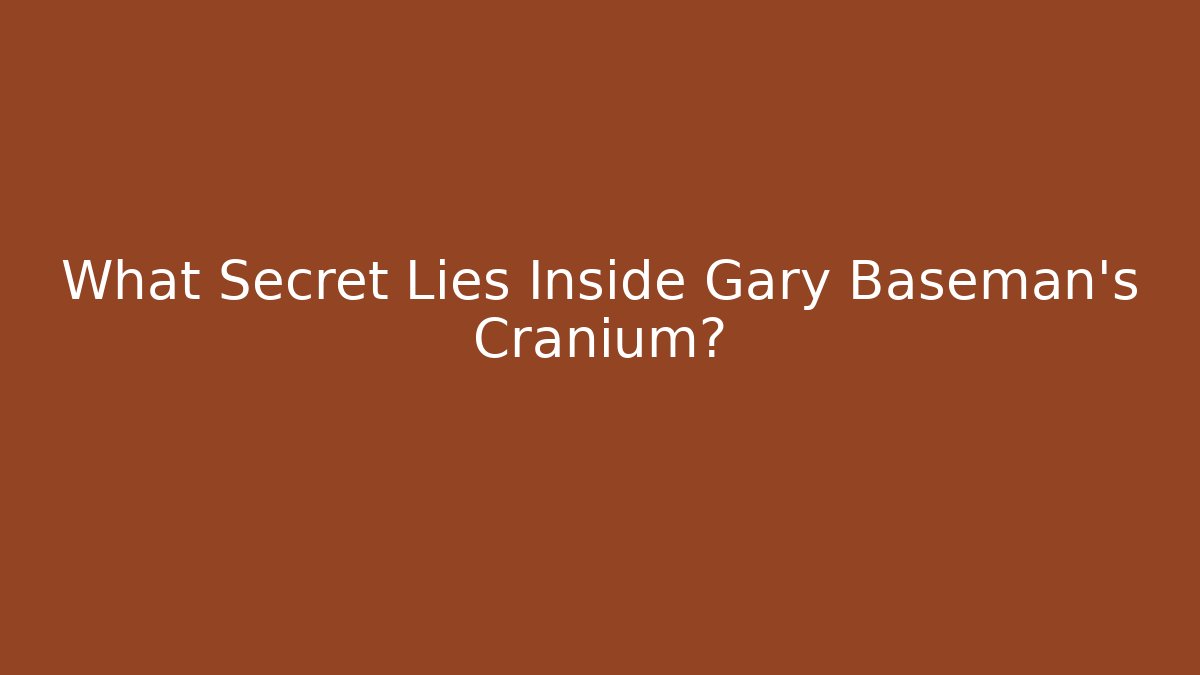 What Secret Lies Inside Gary Baseman's Cranium?
