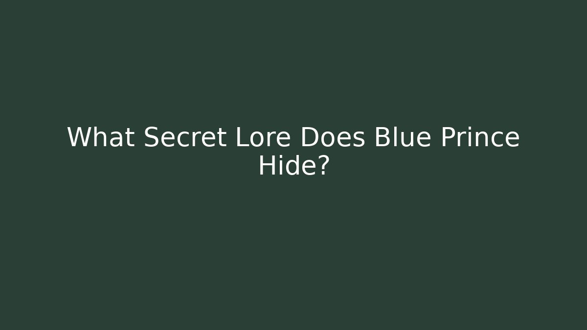 What Secret Lore Does Blue Prince Hide?