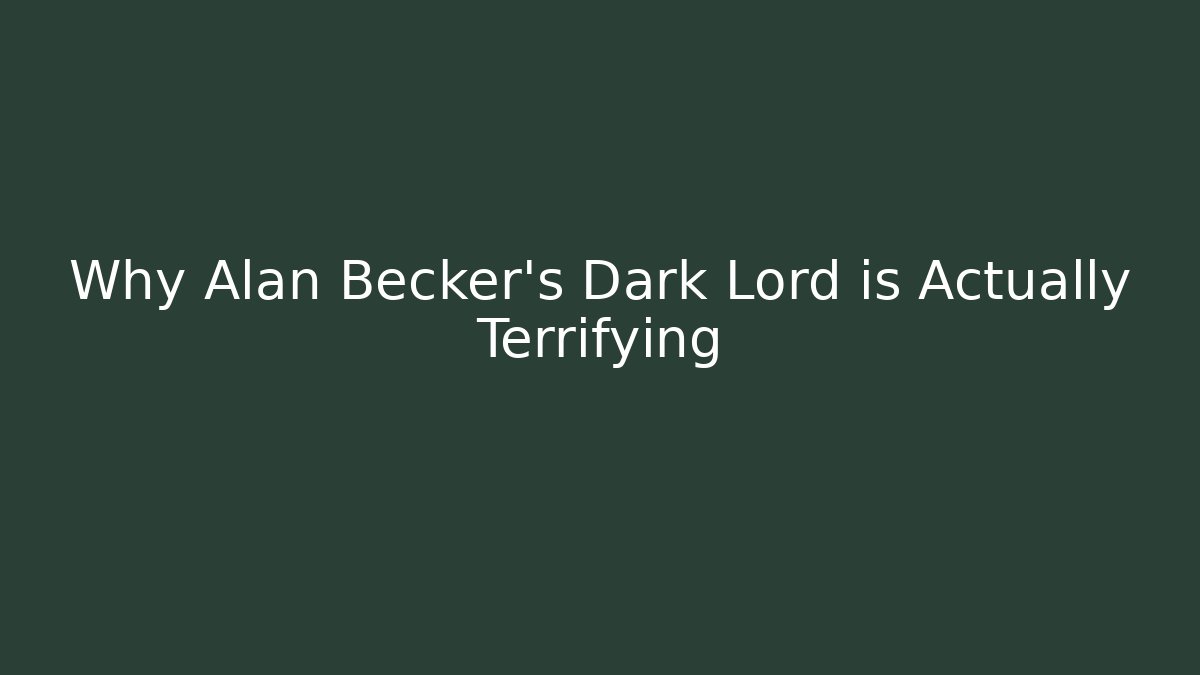 Why Alan Becker's Dark Lord is Actually Terrifying - Felix Cat Insurance