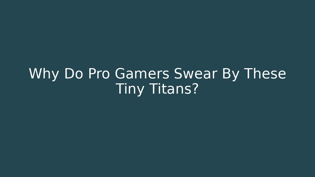 Why Do Pro Gamers Swear By These Tiny Titans? - Felix Cat Insurance